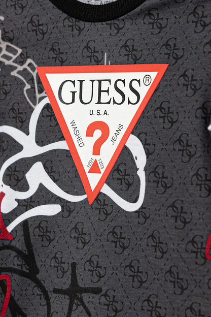 GUESS JEANS SET ACTIVE TOP SWEATER & PANTS