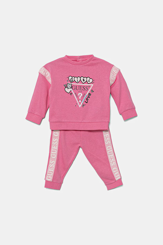 GUESS BABY TRIANGLE LOGO 2 PIECES SET