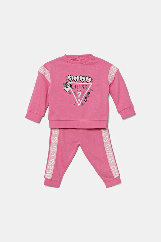 GUESS BABY TRIANGLE LOGO 2 PIECES SET