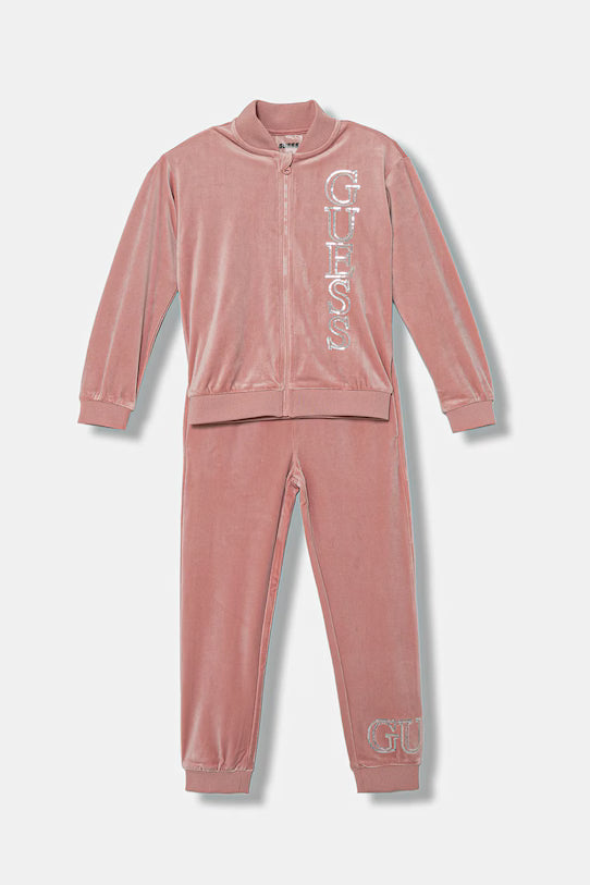 GUESS JEANS GIRLS VELVET ACTIVE TOP & PANTS