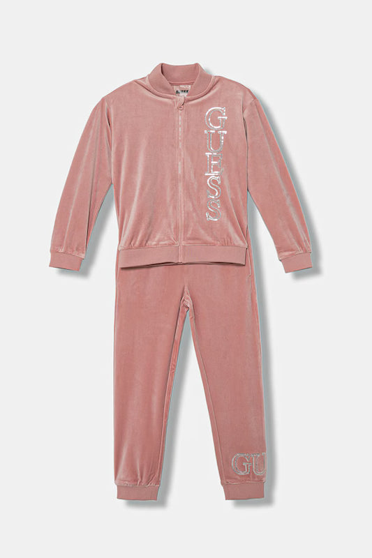 GUESS JEANS GIRLS VELVET ACTIVE TOP & PANTS