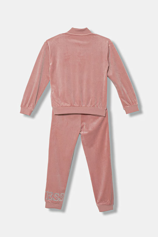 GUESS JEANS GIRLS VELVET ACTIVE TOP & PANTS
