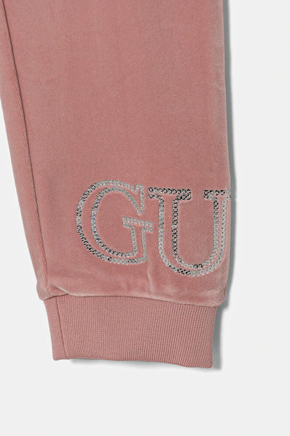 GUESS JEANS GIRLS VELVET ACTIVE TOP & PANTS