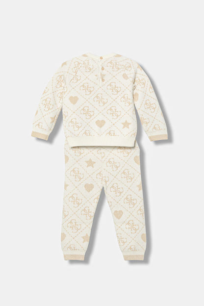 GUESS KIDS KNITTED SWEATER & PANTS SET