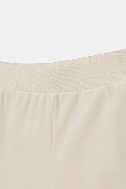 GUESS JEANS SET VELVET TOP & PANTS