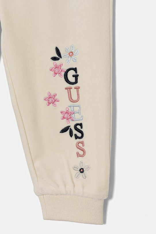 GUESS JEANS SET VELVET TOP & PANTS