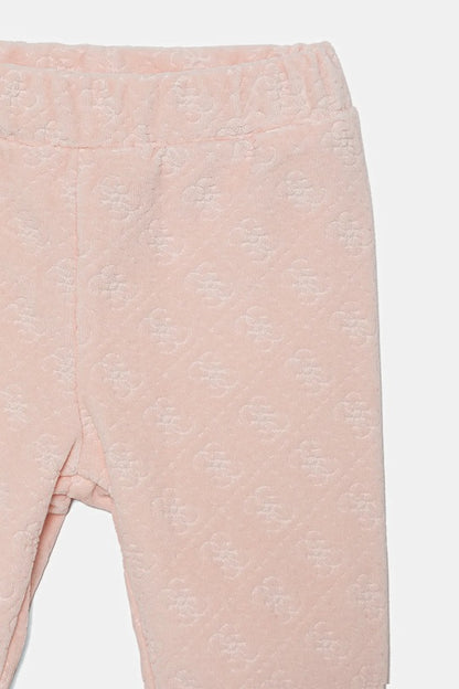 GUESS KIDS SET HOODED TOP & LS BODY & PANTS