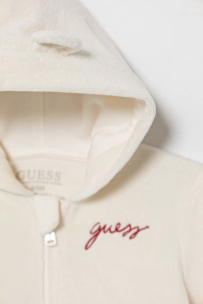 GUESS KIDS SET HOODED TOP & LS BODY & PANTS