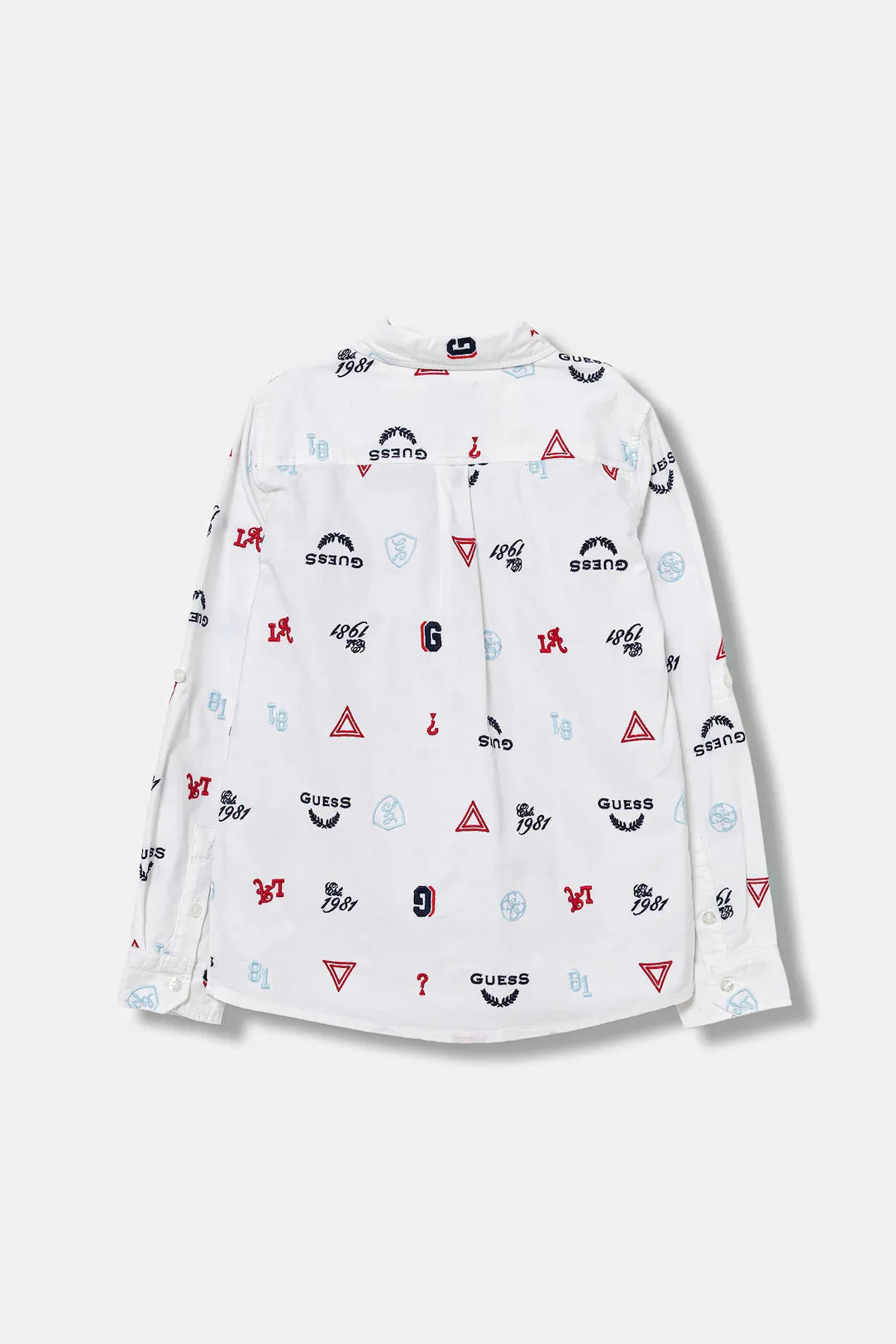 GUESS JEANS OXFORD ADJUSTABLE LS SHIRT