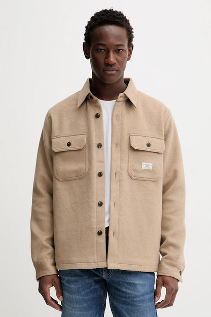 GUESS JEANS WOOL BLEND OVERSHIRT