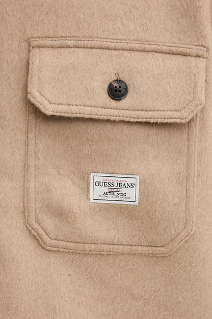 GUESS JEANS WOOL BLEND OVERSHIRT