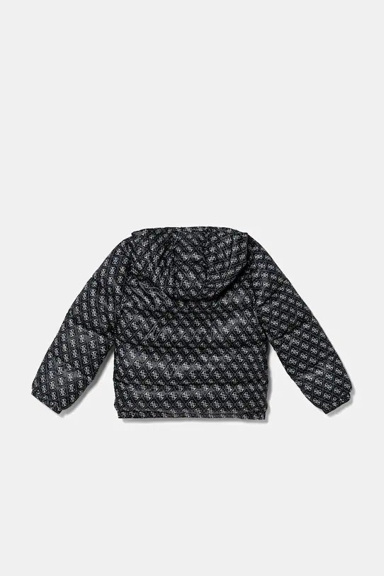 GUESS KIDS LOGO PADDED HOODED JACKET