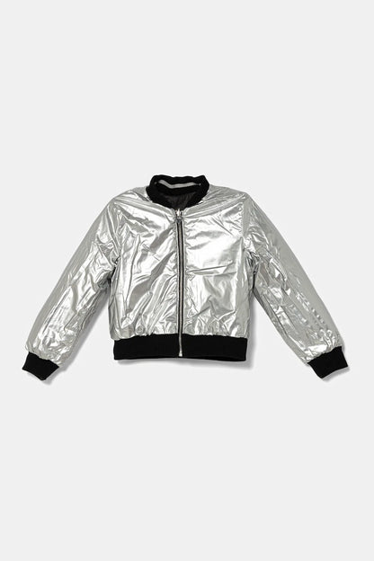 GUESS REVERSIBLE PADDED LS BOMBER JACKET