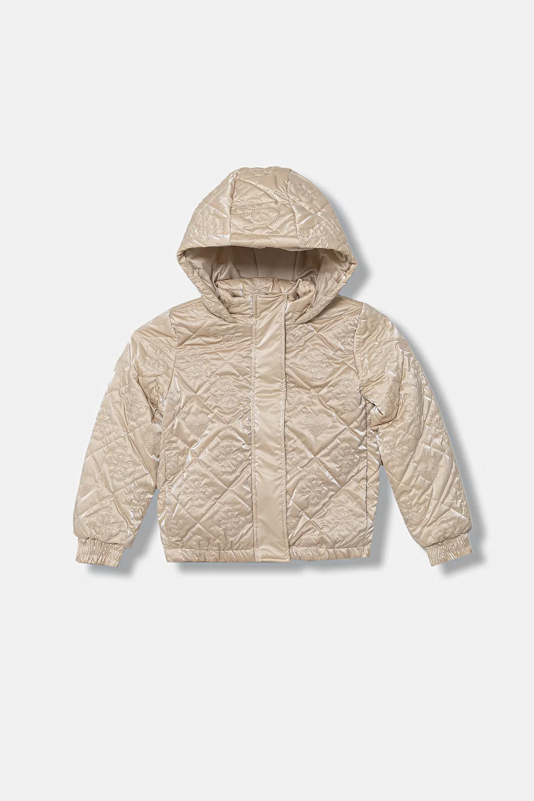 GUESS JEANS GIRLS HOODED PADDED PUFFER JACKET