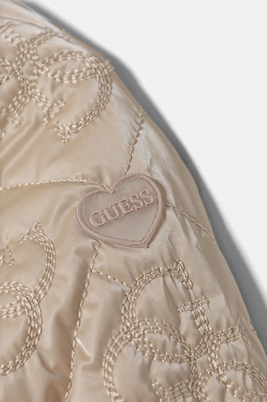 GUESS JEANS GIRLS HOODED PADDED PUFFER JACKET