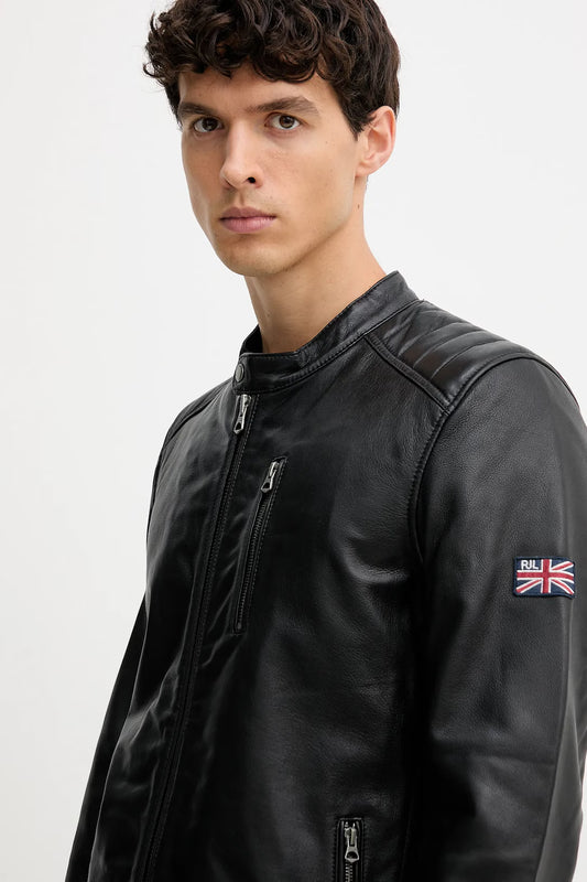 PEPE JEANS MAN JOEY LEATHER JACKET