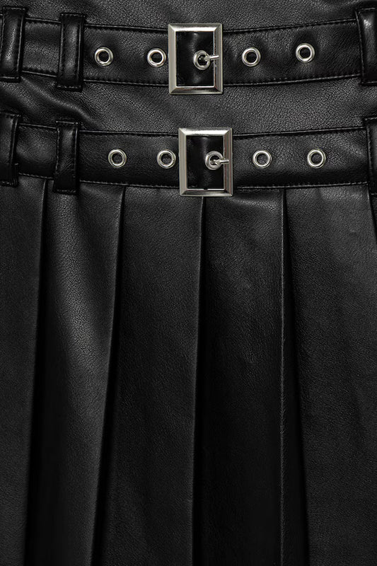 GUESS GIRL PLEADS MINI SKIRT