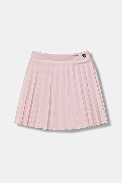 GUESS GIRLS PU LEATHER PLEATED SKIRT