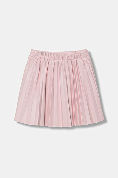 GUESS GIRLS PU LEATHER PLEATED SKIRT