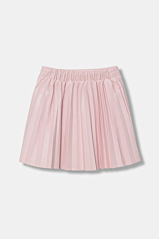 GUESS GIRLS PU LEATHER PLEATED SKIRT