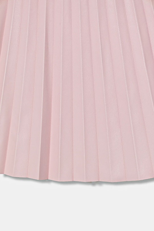 GUESS GIRLS PU LEATHER PLEATED SKIRT