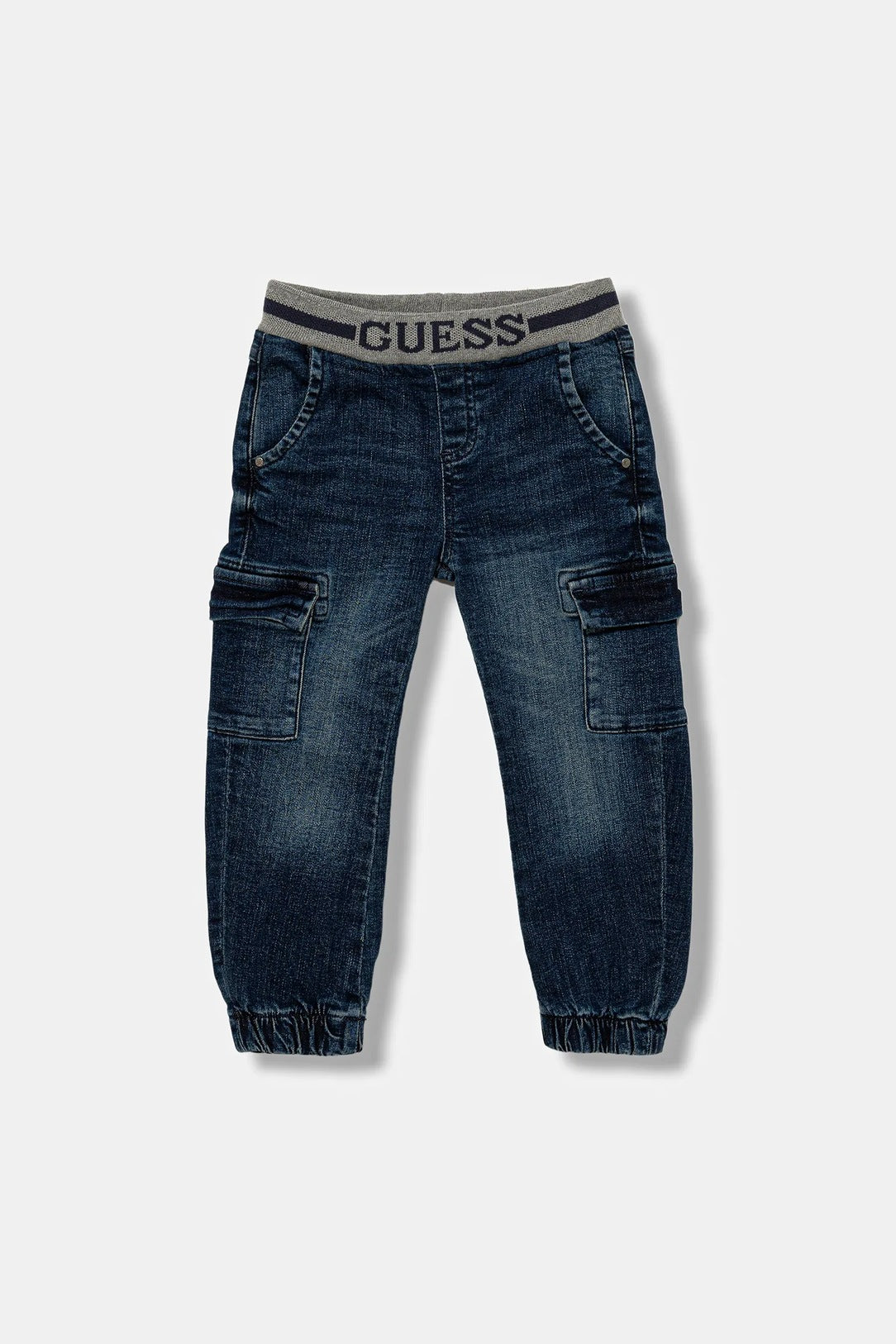 GUESS JEANS BOY COMFORT DENIM CARGO PANTS