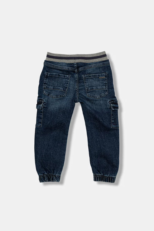 GUESS JEANS BOY COMFORT DENIM CARGO PANTS