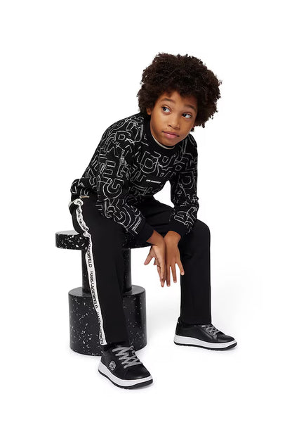 KARL LAGERFELD SIDE LOGO TAPE JOGGING TROUSER
