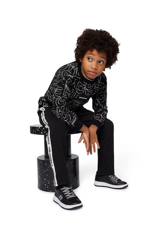 KARL LAGERFELD SIDE LOGO TAPE JOGGING TROUSER