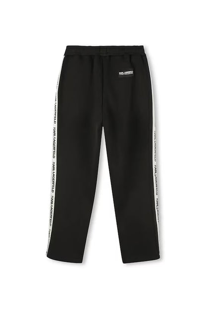 KARL LAGERFELD KIDS SIDE LOGO TAPE JOGGING TROUSER
