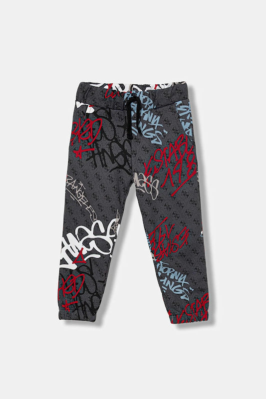 GUESS KIDS FRENCH TERRY REGULAR PANTS