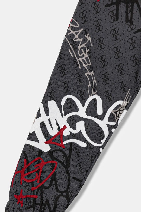 GUESS KIDS FRENCH TERRY REGULAR PANTS