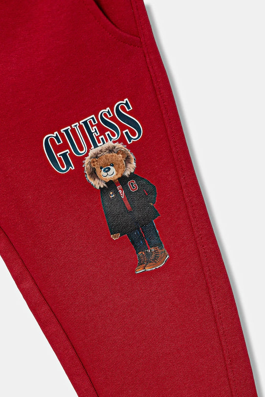 GUESS KIDS FRENCH TERRY REGULAR PANTS