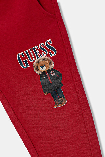 GUESS KIDS FRENCH TERRY REGULAR PANTS