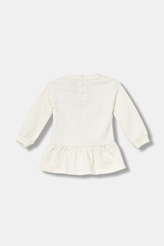 GUESS BABY HEART EMBROIDERY LOGO DRESS & PANTIES