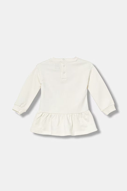 GUESS BABY HEART EMBROIDERY LOGO DRESS & PANTIES