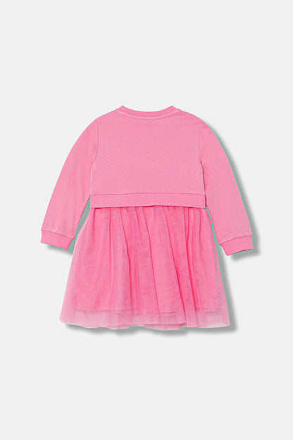 GUESS FIT &FLARE MIDI DRESS