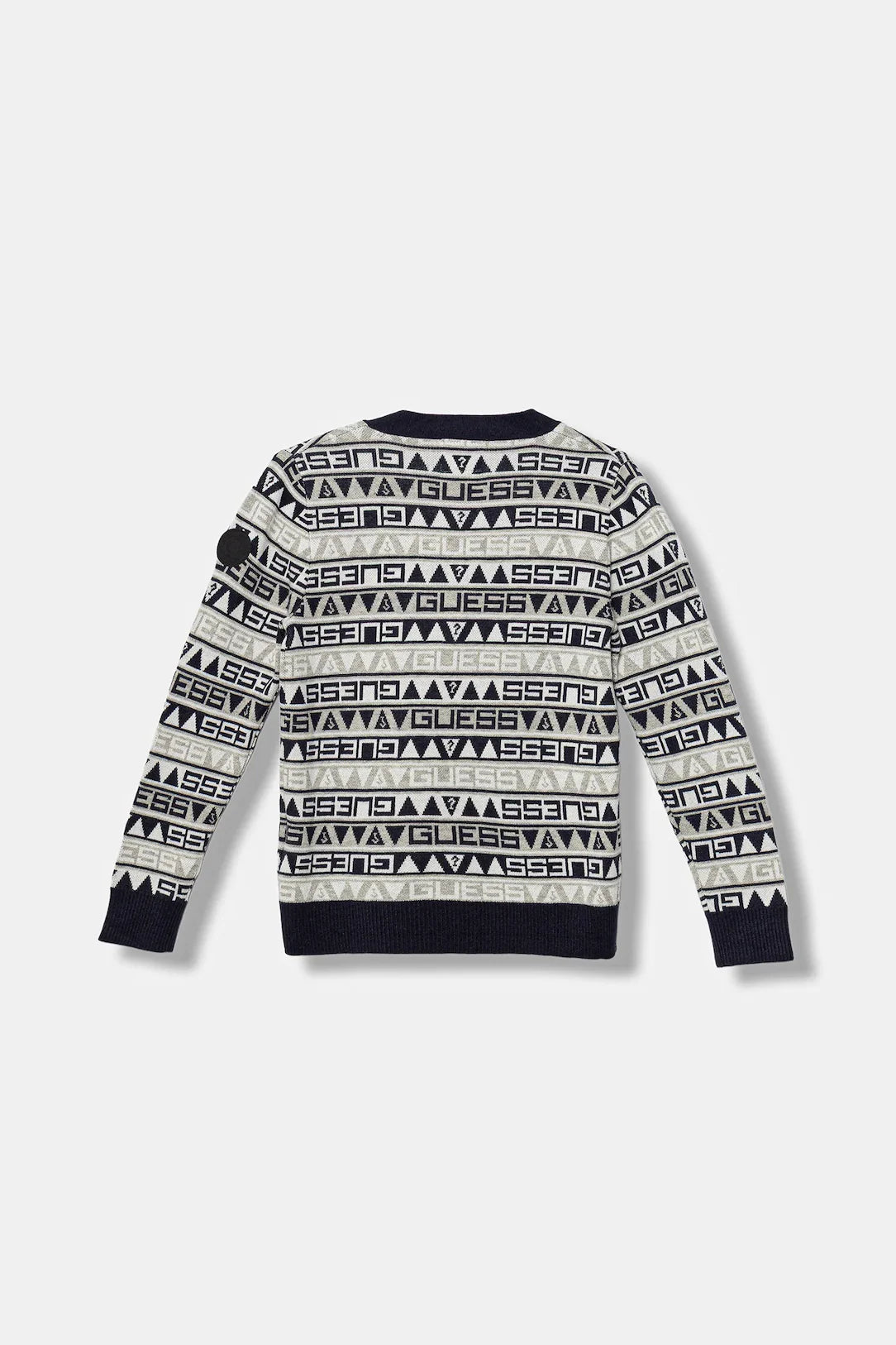 GUESS KIDS MULTILOGO LS KNITTED CARDIGAN