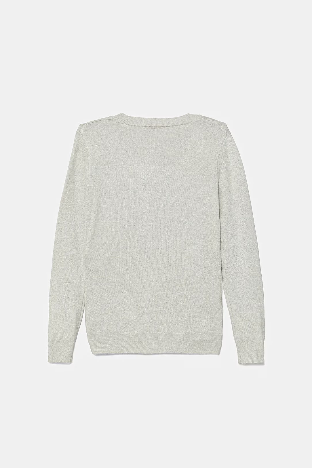 GUESS LS STRASS APPLIQUE KNITTED PULLOVER