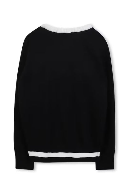 KARL LAGERFELD GIRLS KNITTED PULLOVER