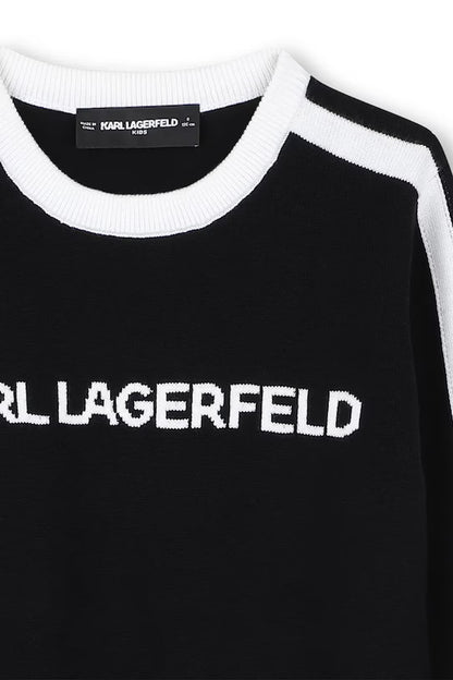 KARL LAGERFELD GIRLS KNITTED PULLOVER