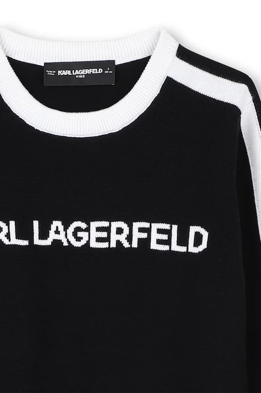 KARL LAGERFELD GIRLS KNITTED PULLOVER