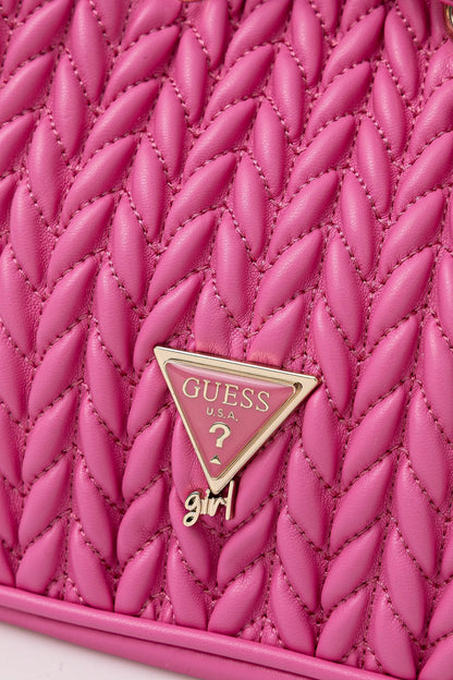 GUESS QUILTED MINI BUCKET BAG
