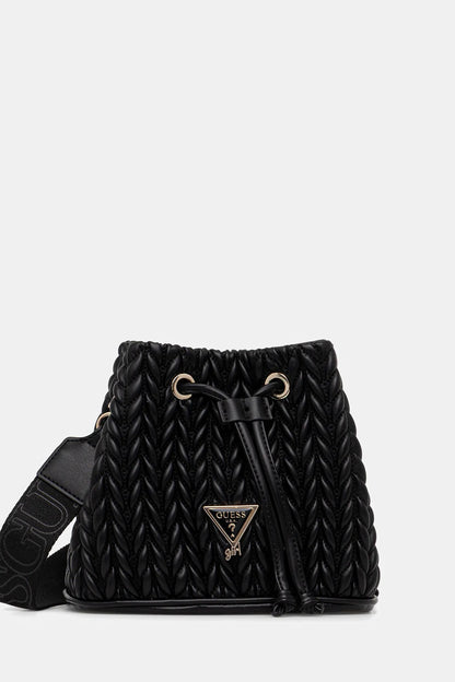 GUESS QUILTED MINI BUCKET BAG