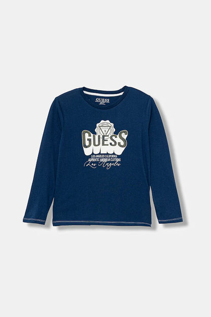 GUESS KIDS LS CIRCULAR EMBLEM