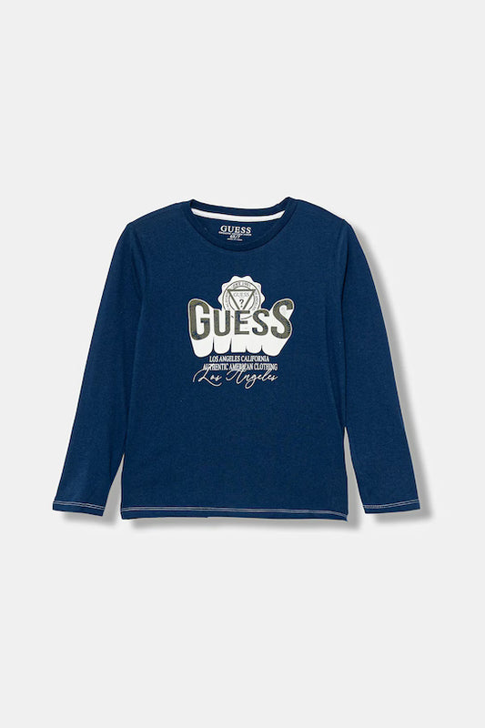 GUESS KIDS LS CIRCULAR EMBLEM