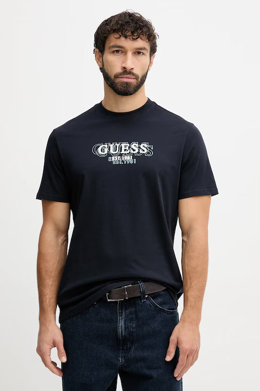 GUESS JEANS MAN SMALL LOGO T SHIRT