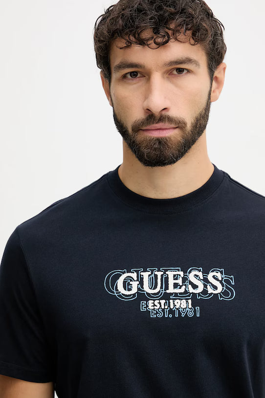 GUESS JEANS MAN SMALL LOGO T SHIRT
