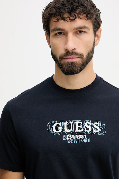 GUESS JEANS MAN SMALL LOGO T SHIRT