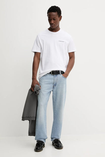 GUESS JEANS REGULAR FIT PRINT LOGO T SHIRT